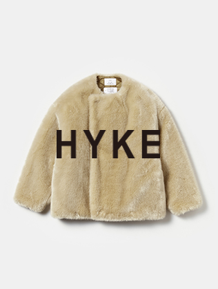 HYKE×Edition “FAUX FUR REVERSIBLE COAT” 9.20 Fri. Release