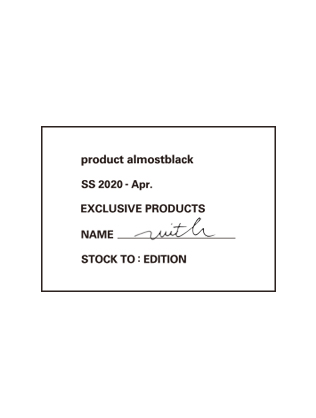 product almostblack “with” 5.26 Thu Release