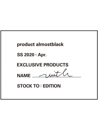 product almostblack “with” 5.26 Thu Release